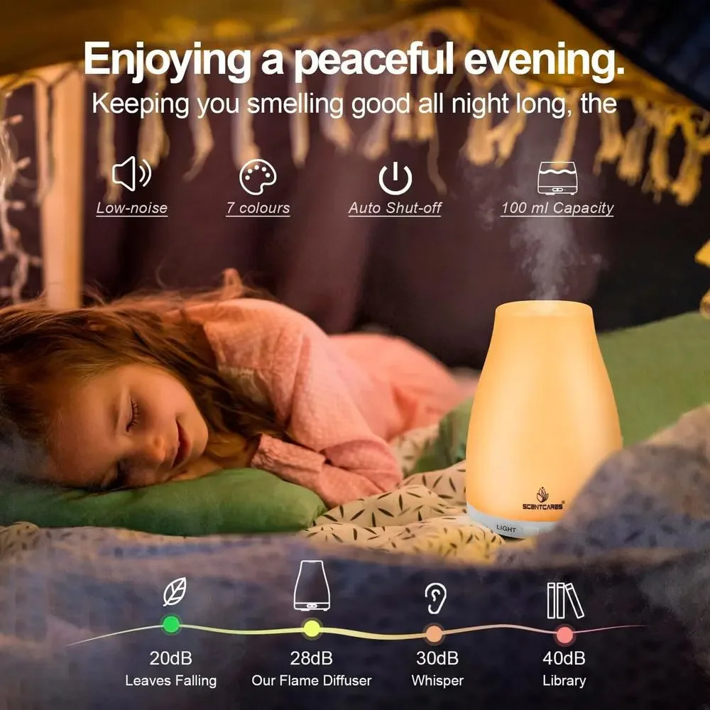 🔥Remote Aromatherapy Essential Oil Diffuser 7 Color Lights BNWT🔥
